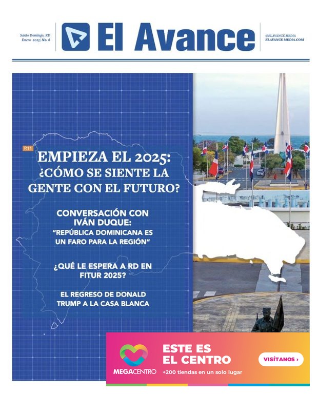 Portada de El Avance con un banner de Megacentro
